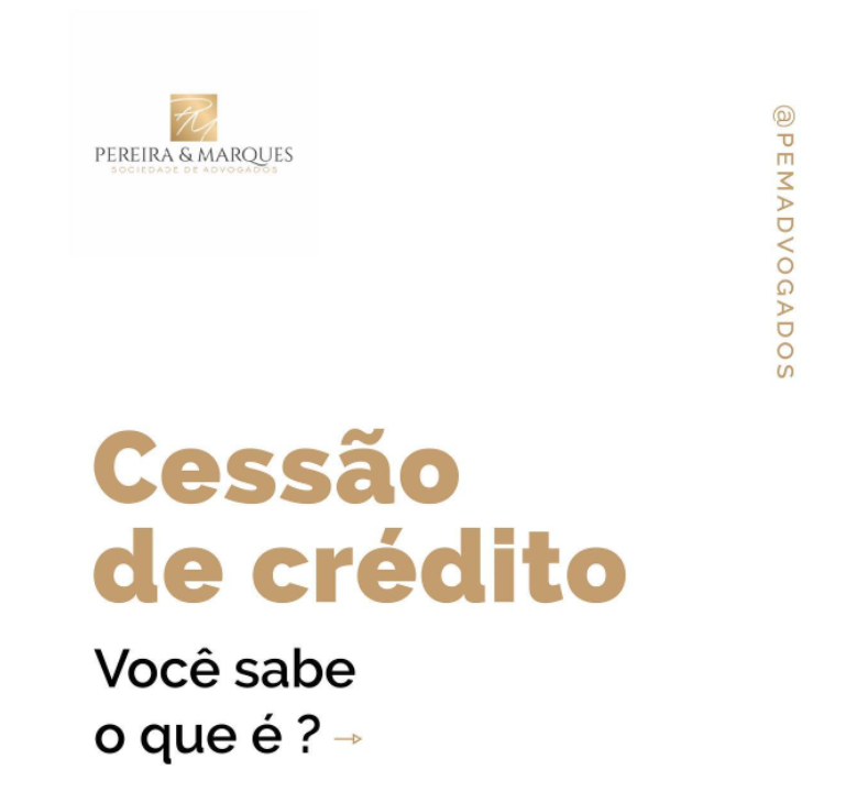 CESSÃO DE CRÉDITO